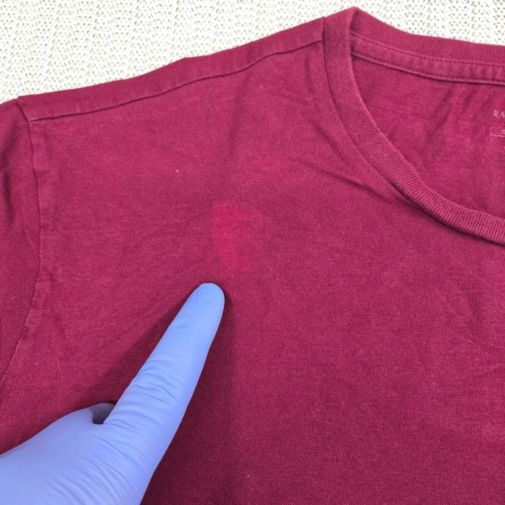 Polo Ralph Lauren Shirt Mens Extra Large Maroon Red Short Sleeve Green Pony Logo